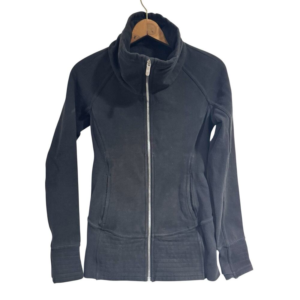 Lululemon Radiant II‎ Jacket Black Size 4 Full Zip